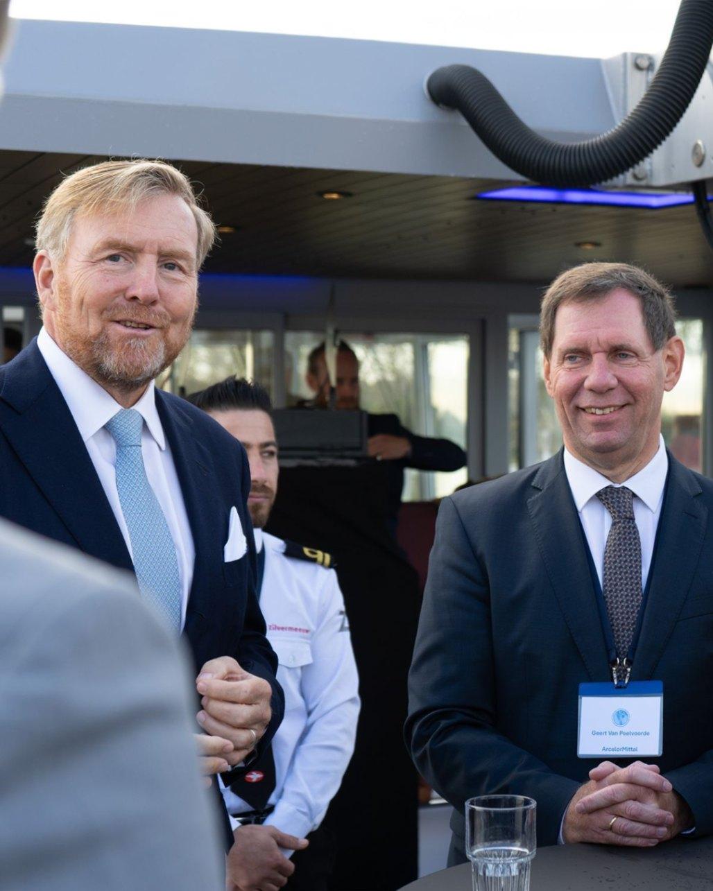 King Willem-Alexander of the Netherlands and King of the Belgians Philippe have jointly opened the New Lock in Terneuzen. image