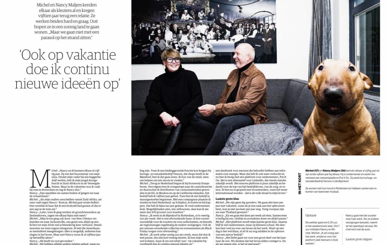 Today we featured Put it On in our interview in NRC image