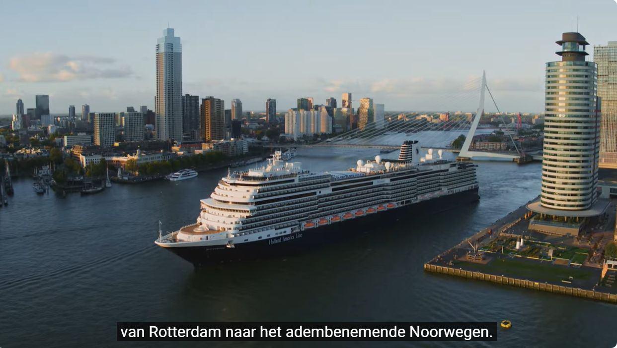 RTL4 this Sunday. In this program, Chimène van Oosterhout goes aboard the Rotterdam and shows what cruising to the Norwegian fjords with Holland America Line entails. image