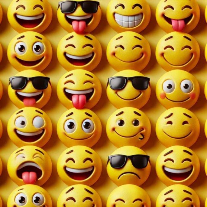 Which smiley immediately catches your attention? image