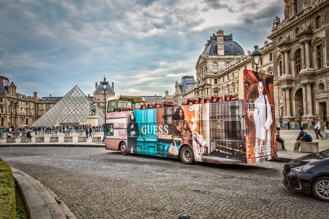 We are excited to see our latest outdoor ads brightening cities throughout Europe this fall. #LoveGUESS image